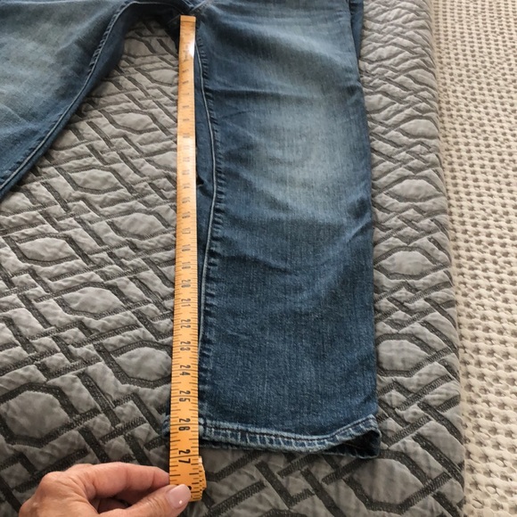 Gap Real Straight 29 short/ ankle/ crop 99 % cotton 1% spandex/ elastane - Picture 8 of 11